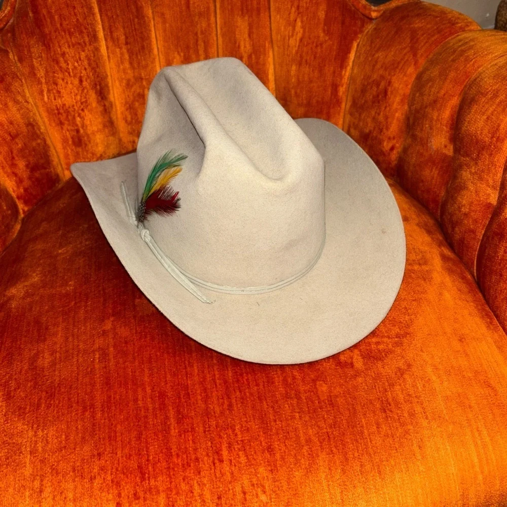 Vintage Resistol Cowboy Hat ~westerner Beaver ~self Conforming - Picture 4 of 10